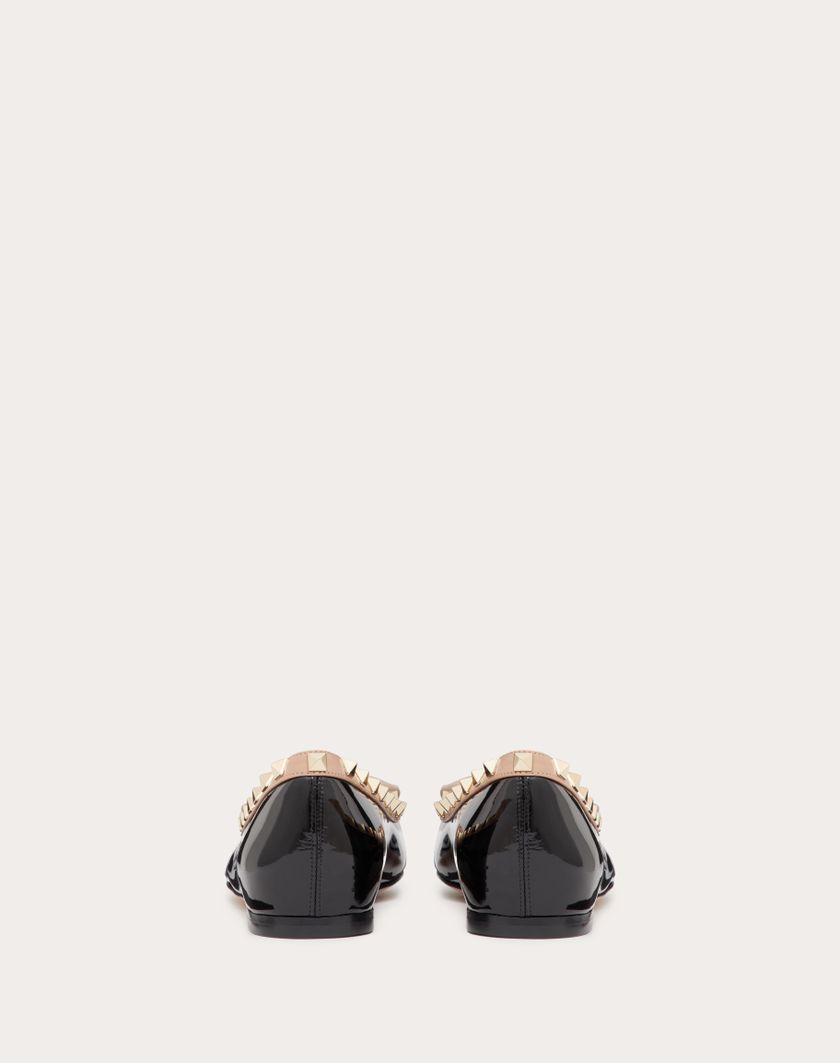 ROCKSTUD PATENT LEATHER BALLERINA - Image 5